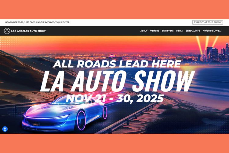 2025 LA Auto Show promotional banner image