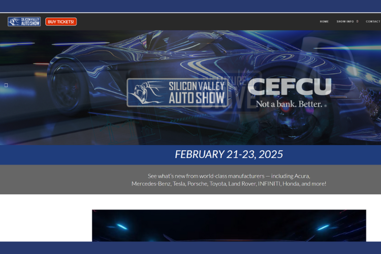 Silicon Valley Auto Show 2025 Banner