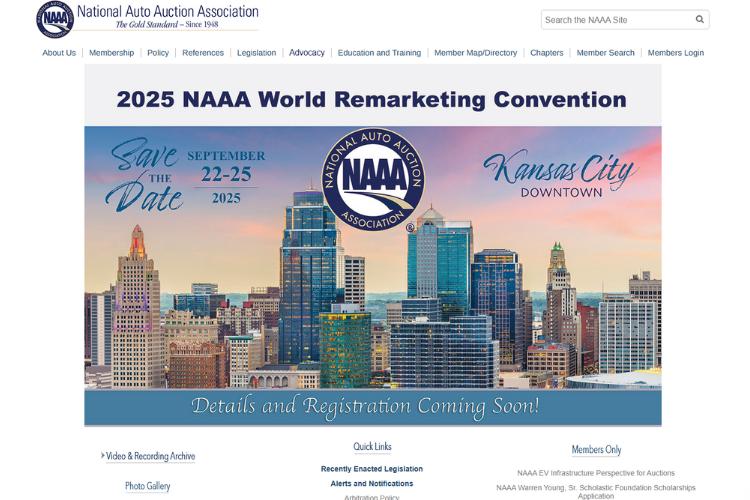 2025 NAAA Remarketing Convention Kansas City