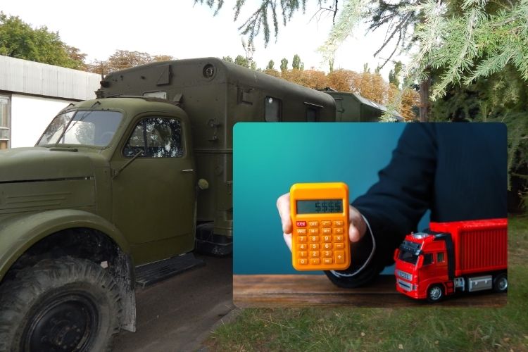 Military Truck and Shipping Cost Estimate