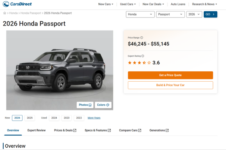 Customer Experiences With 2026 Honda Passport