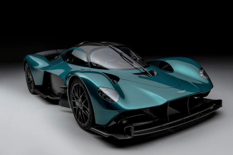 Aston Martin Valkyrie Teal Hypercar Design
