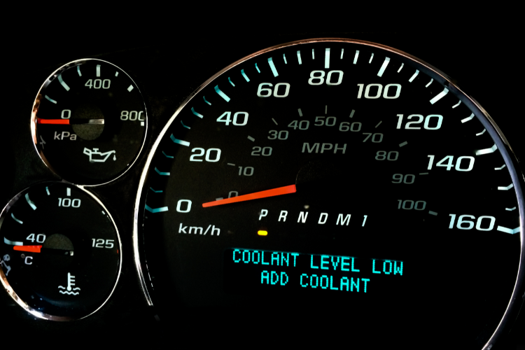 Low Coolant Level Warning On Dashboard