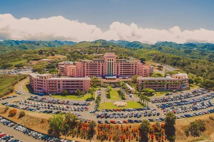Aerial View Of Tripler Army Medical