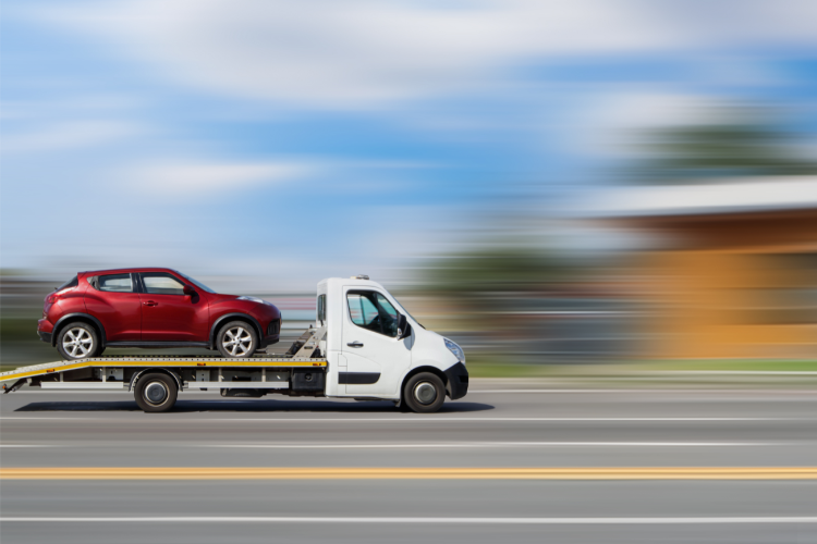 Transporting Red Car Purchased Out Of State