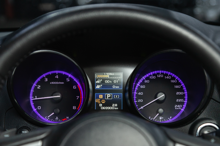 Mileage Display Helping Determine Car Value