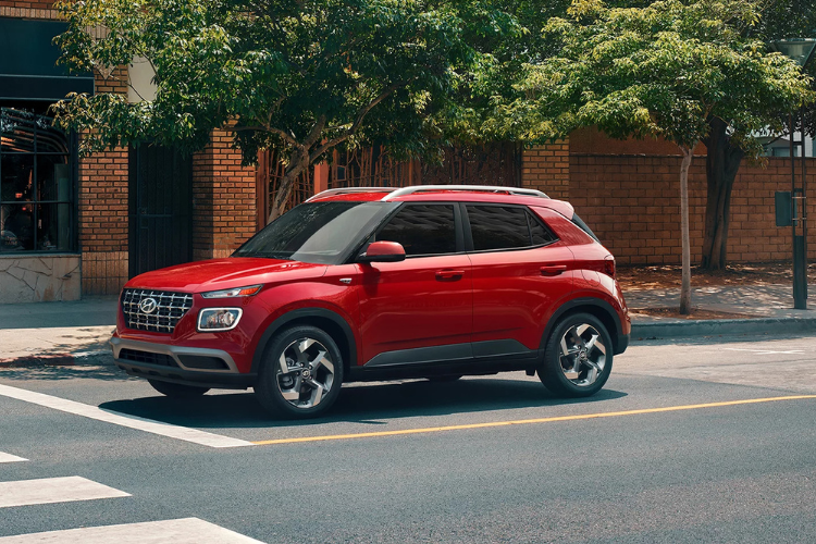Red Affordable 2025 SUV Street View