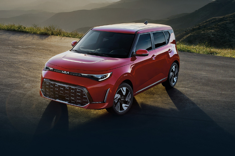 Kia Soul 2025 Red SUV Landscape
