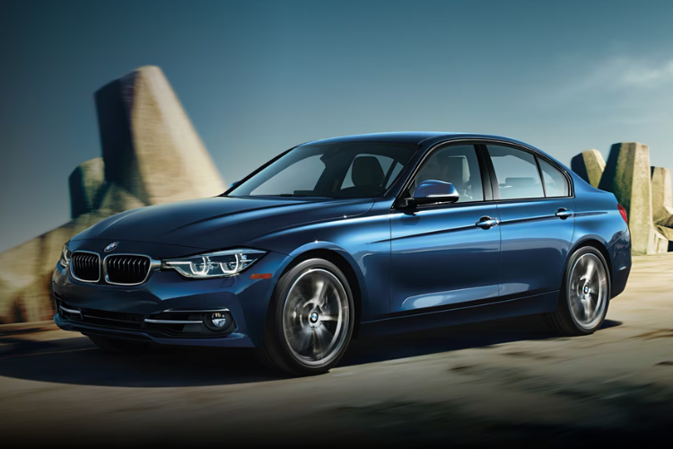 BMW 3 Series F30 Blue Sedan