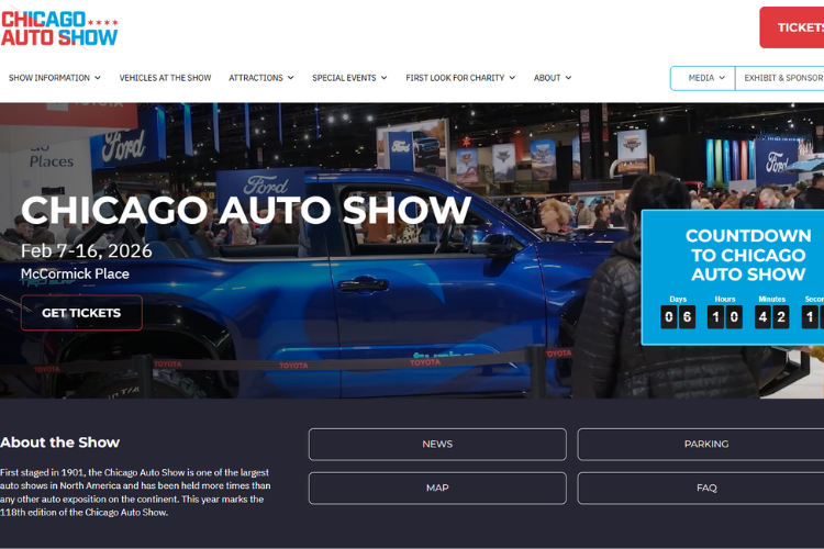 Chicago Auto Show 2026 Vehicle Exhibit