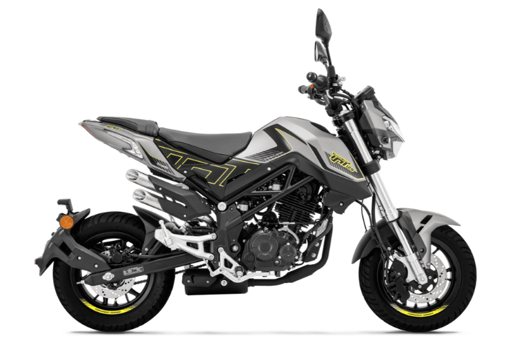 Benelli Gray Compact Sport Motorcycle Design
