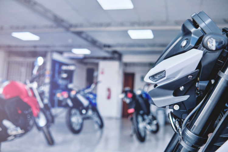 Choosing Motorcycle Brand Showroom Display Bikes