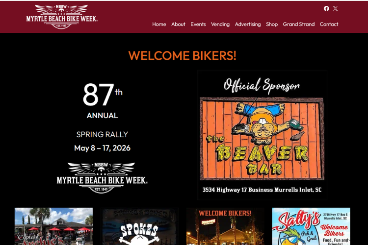 Myrtle Beach Bike Week Official Event Page