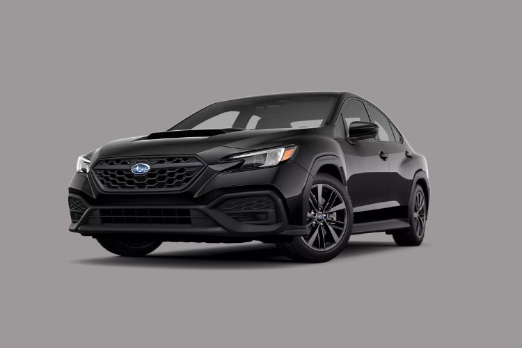 Black Subaru WRX Four Door Sedan