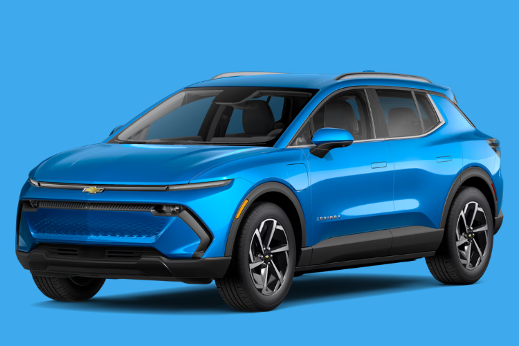 Blue Chevrolet Equinox EV Compact SUV