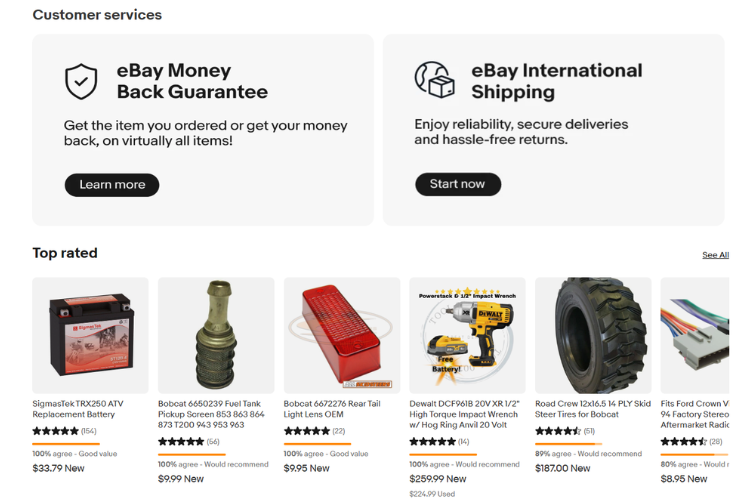 eBay Motors Buying Process Review Customer Services