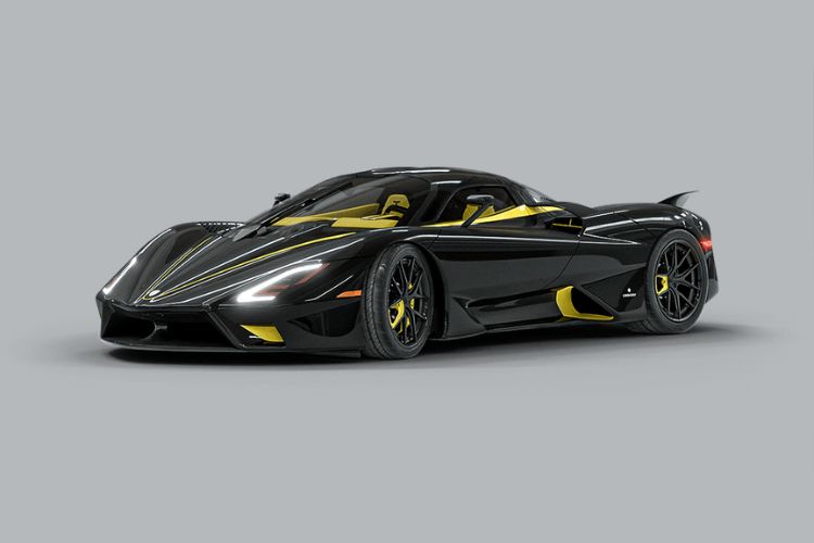 SSC Tuatara Black And Yellow Hypercar