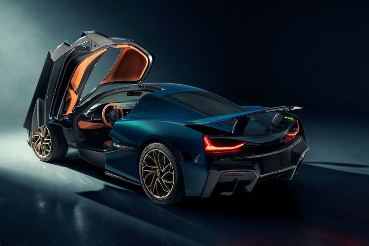 Rimac Nevera Electric Hypercar With Doors