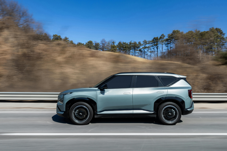 Modern SUV Driving Along Open Highway