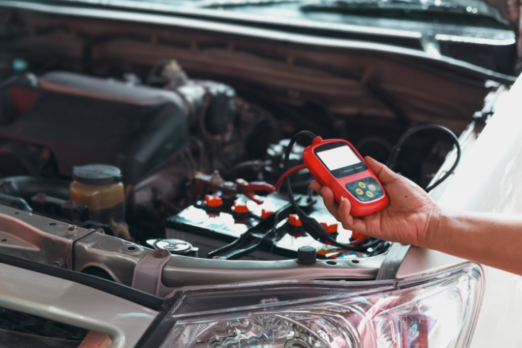 Car Battery Inspection Before Used Car